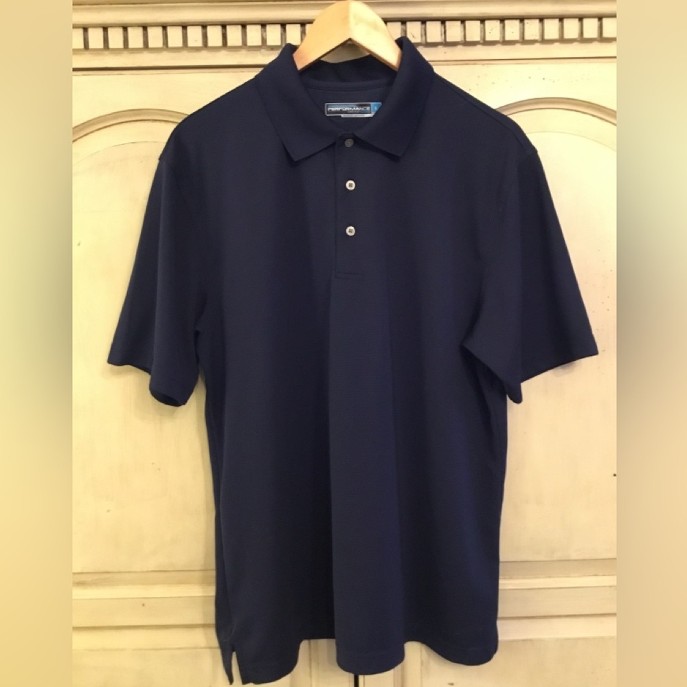 Roundtree & Yorke Men’s Navy Polo Shirt Size L
